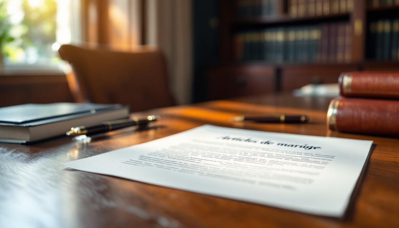 Pourquoi les articles mariage code civil doivent être examinés attentivement