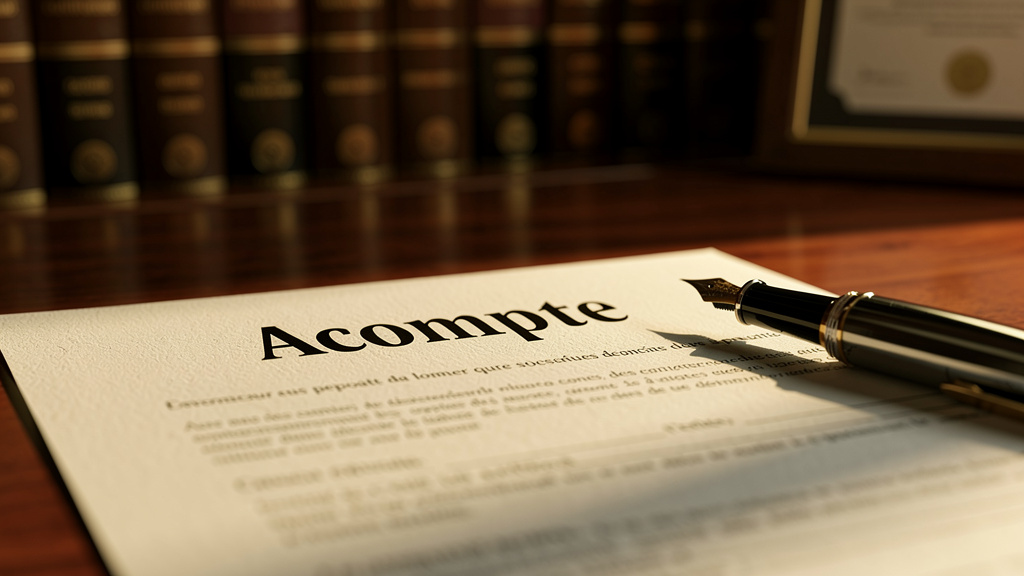 Montant maximum d'un acompte sur commande : les limites à connaître