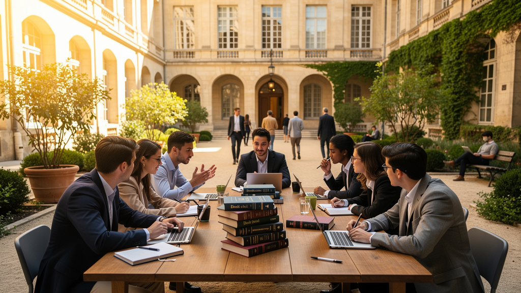 Étudiants à la faculté de droit Amiens : la vie sur le campus